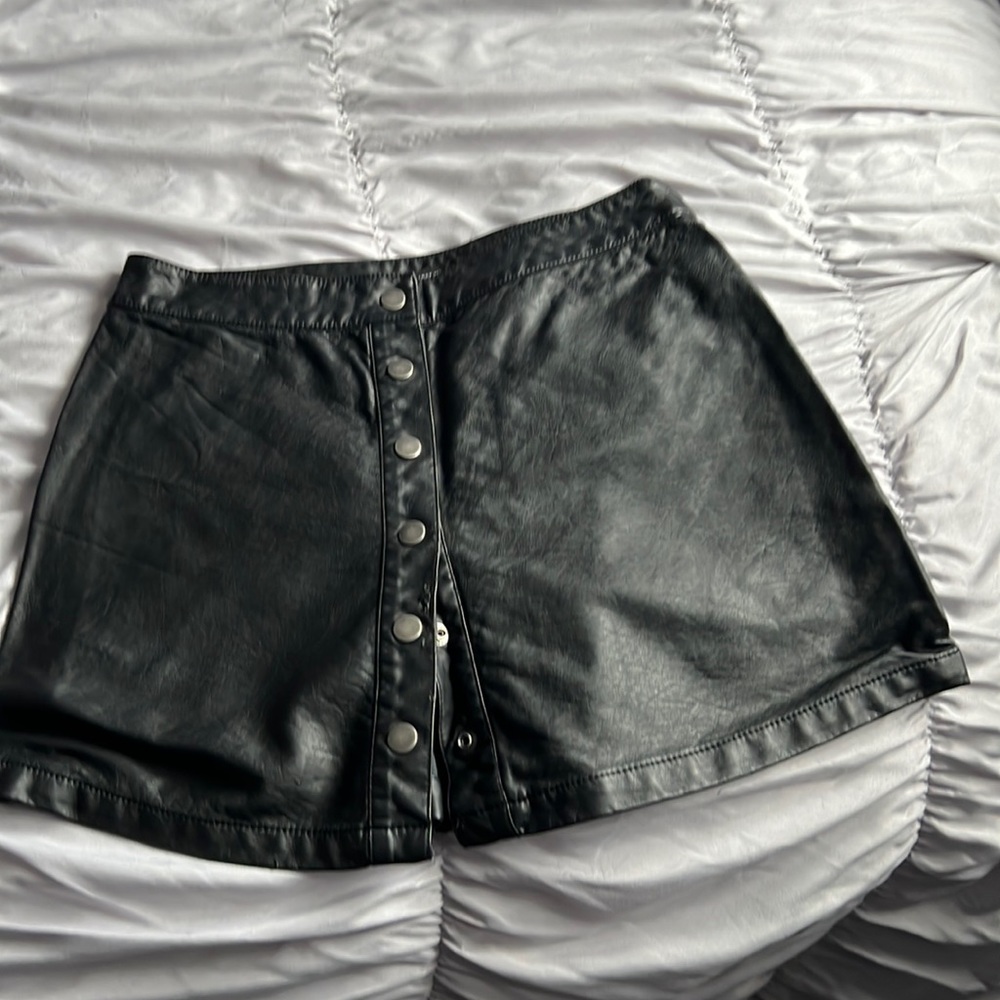 Pleather skirt